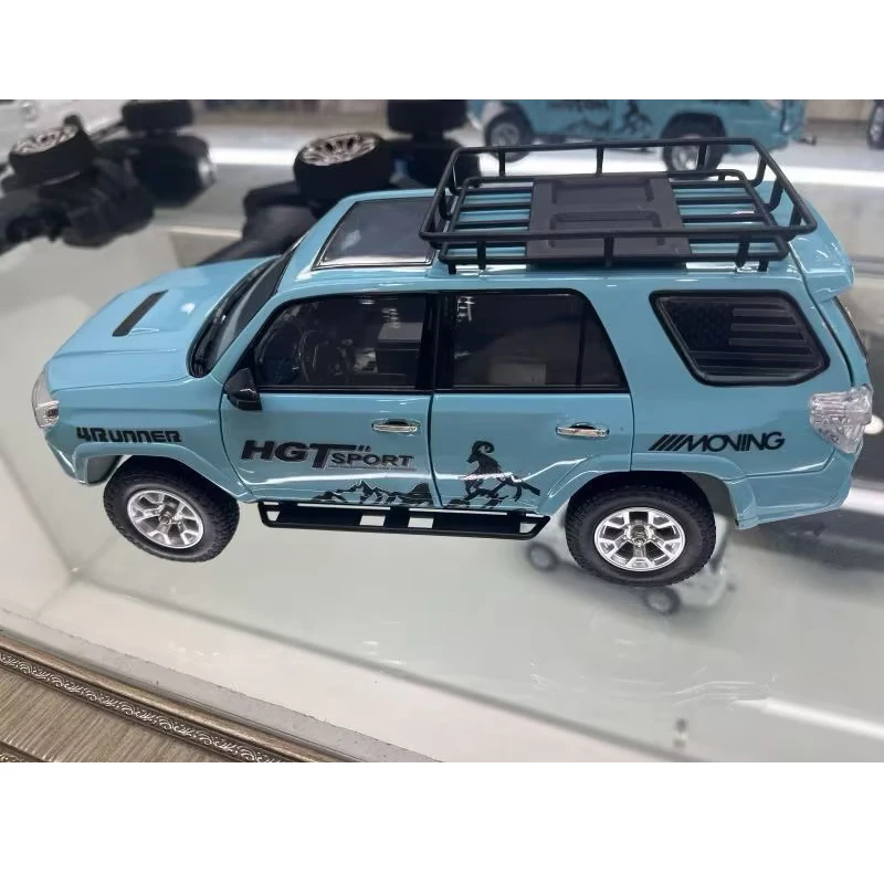 Фото HG4-52 4runner 1/18 высокоскоростной внедорожник Модель 2,4G 4WD электрический автомобиль игрушечный светильник дымовой звуковой эффект подарок для мальчиков №5