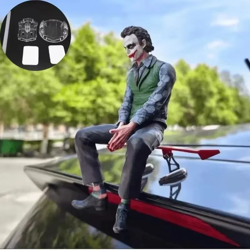 Новый отряд самогубцев Gotham Joker Dc Pop Marvel Dark Knight Heath Ledger Фигурки Набор из ПВХ Коллекция моделей Автомобильные украшения Подарок