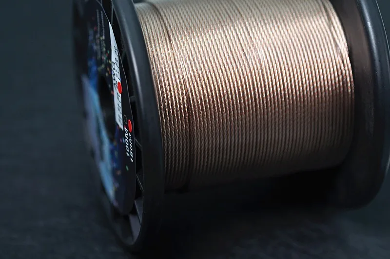 Eagle standard 26awg litz 7n замороженный однокристальный Медный Серебряный Гибридный свободный провод для наушников Улучшенный свободный провод