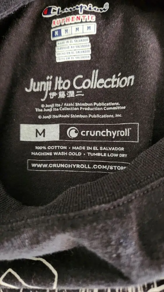 Фото Tomie Junji ItoCrunchyroll футболка с длинным рукавом Medium №5