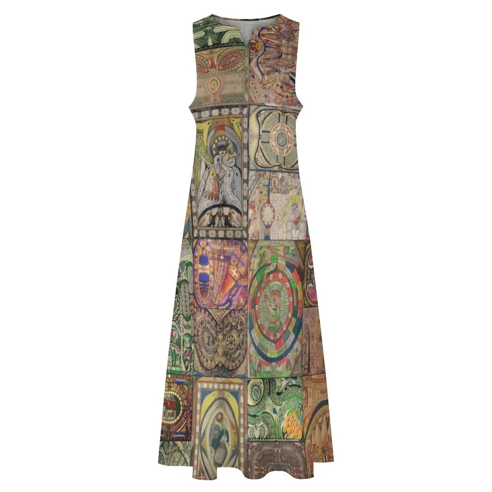 Фото Long Dress Adolf W?lfli, женская одежда, африканские платья для женщин, женские летние платья, летняя одежда для женщин, платье №3