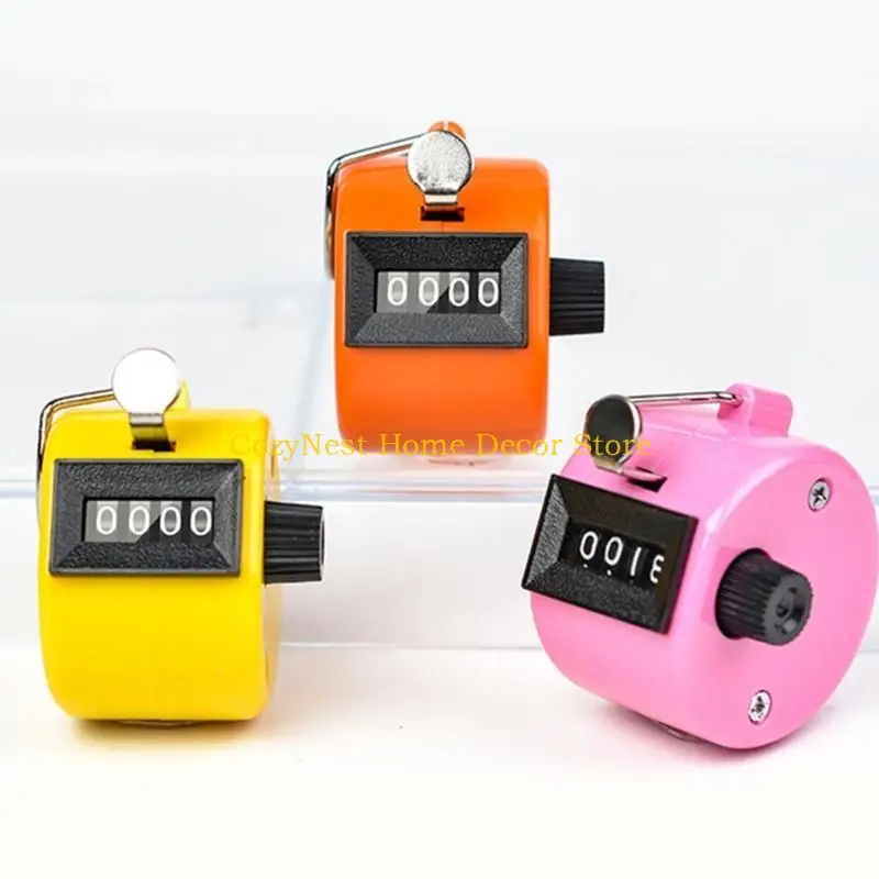 92MF Mechanical Counters Clickers 4 цифровые номеры Clickers для тренировки вязания