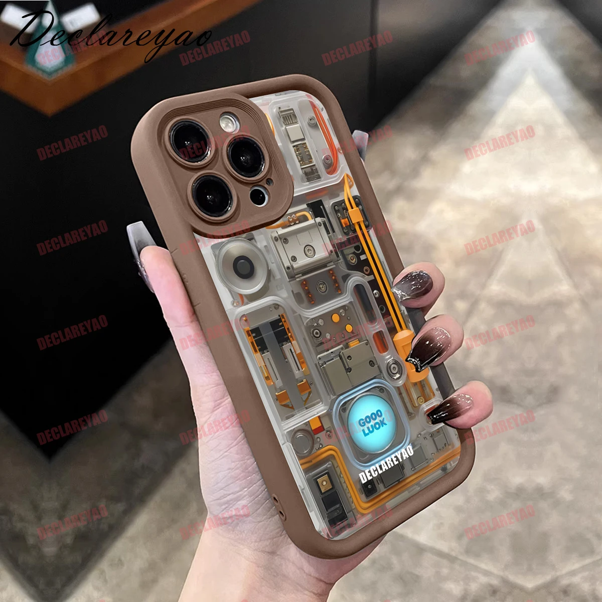 Фото DECLAREYAO матовый светильник, тонкий мягкий чехол из ТПУ для Realme 12 30 C17 7i C30 C25S C21 30A Lite 5G U1 C12 Note Pr, противоударный чехол №2