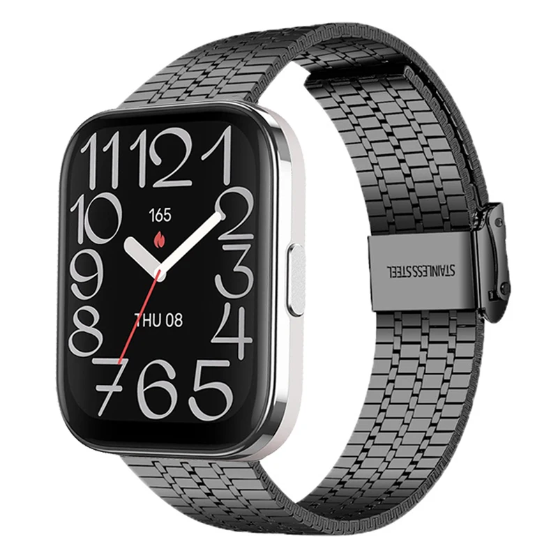 Ремешок из нержавеющей стали для AMAZFIT Bip 5 Unity, браслет для Amazfit GTR 2 LTE, металлический ремешок для Amazfit GTR 4 3 2, браслет
