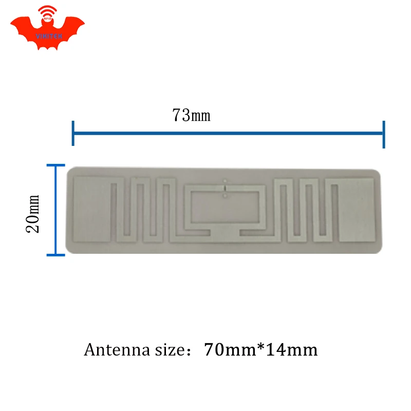 Фото RFID-метка UHF наклейка NXP U8 73x20 мм мокрая инкрустация 915 МГц868 МГц 860-960 МГц EPC 6C 50 шт. Бесплатная доставка клейкая пассивная RFID-метка №4