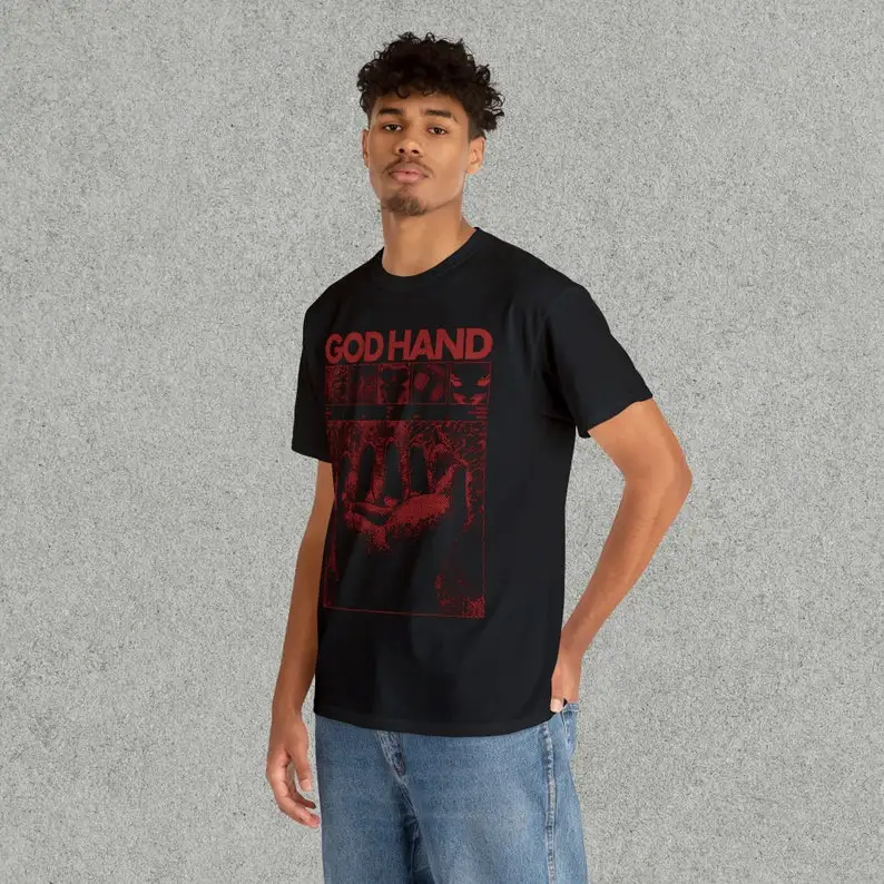 Рубашка-Berserk манга, аниме футболка-God Hand Merch Villian Винтажная футболка унисекс (art.: 3920c91cf5f23) - 3920c91cf5f23