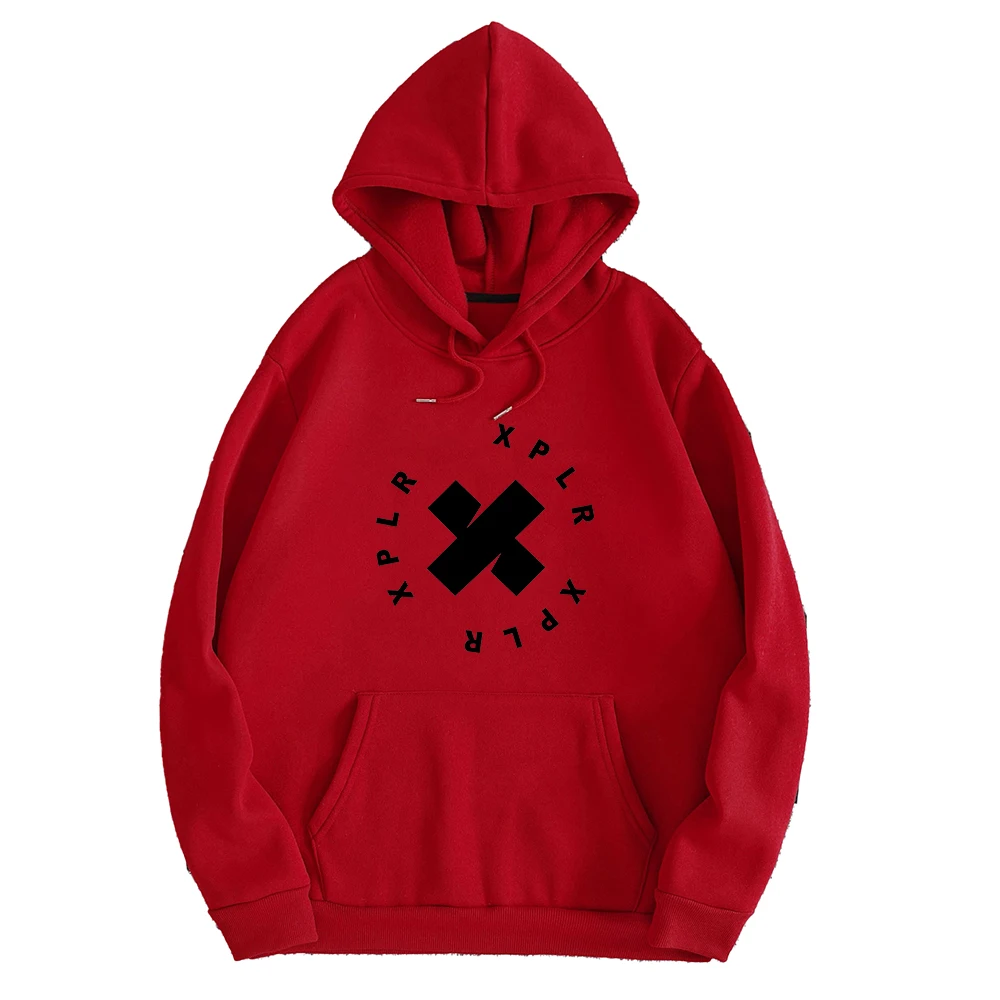 Фото Толстовка Merch Harajuku Cetak Sam и Colby Pria Kaus Bertudung Api Pakaian Jalan Uniseks pullo70 №4
