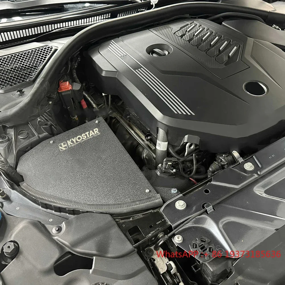 Фото KYOSTAR 4-дюймовая система впуска холодного воздуха + турбовход для BMW M340i B58 3.0L Turbo №4