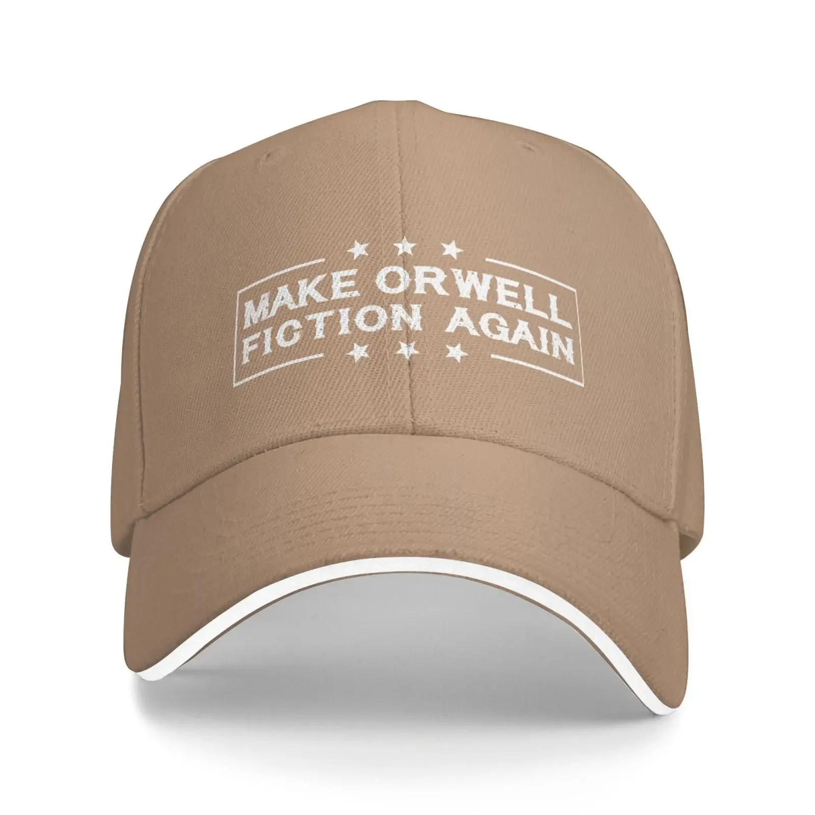 Мужская винтажная бейсбольная кепка Make Orwell Ghost, летняя воздухопроницаемая пляжная шапка