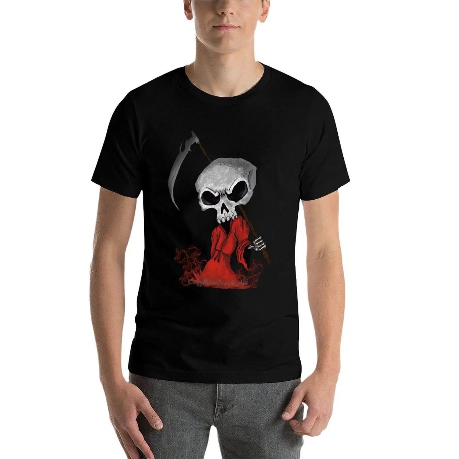 Фото Necromancer NB T-Shirt эстетическая одежда летняя одежда одежда для мужчин №4