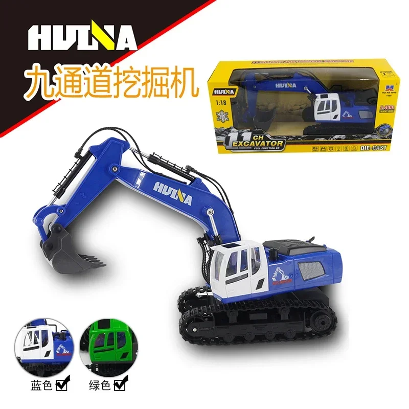 Huina 1593 1558 Rc машинка для инженерного грузовика 2,4g с дистанционным управлением гусеничный экскаватор сплав трактор игрушки модель
