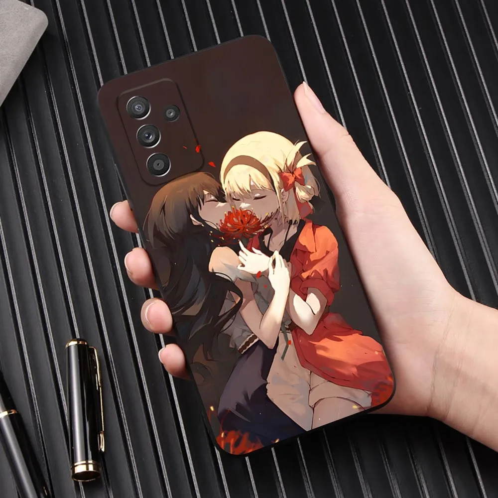 Фото Чехол для телефона Lycoris Recoil Chisato Takina для Samsung Galaxy A13,A21s,A22,A31,A32,A52,A53,A71,A80,A91, мягкий черный чехол для телефона №5