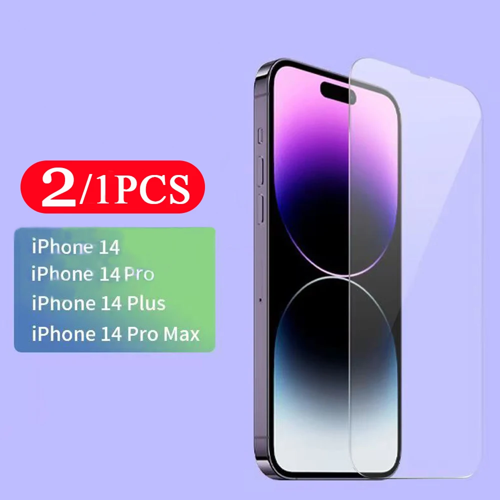 2/1 шт., защитная пленка для Iphone 12 13 Mini 14 11 Pro Max 7 8 Plus Xr Xs X Se 2020