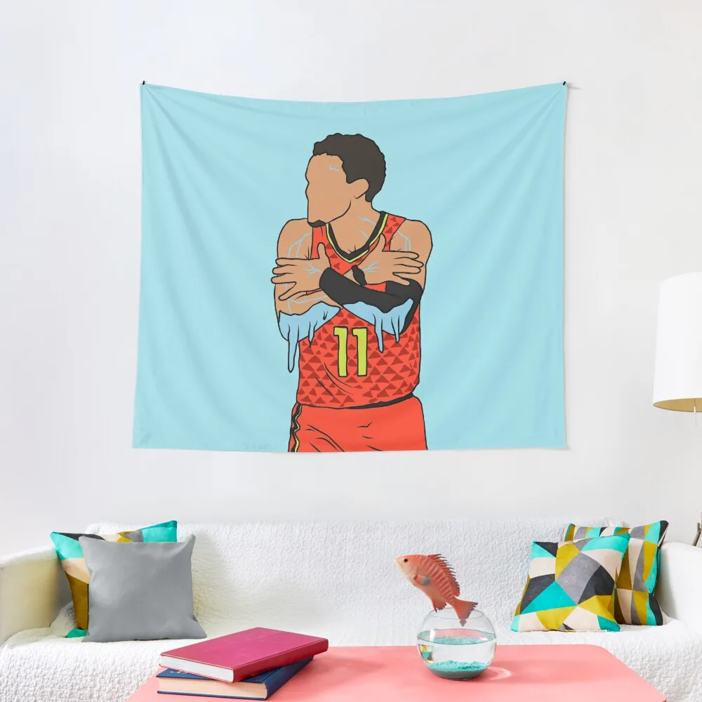 Гобелен Trae Young Ice, украшение для комнаты, декоративные настенные фрески, декор для комнаты, роскошный гобелен для украшения гостиной
