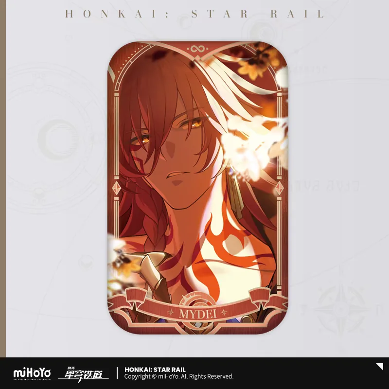 Фото Предпродажа miHoYo, официальный значок Honkai Star Rail Elysion Heroes' Era, жестяной значок PHAINON THIBBIE MYDEI AGLAEA, подарки для косплея №4