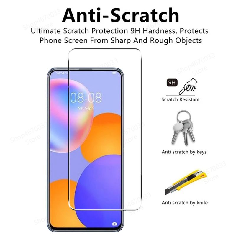 Защитная пленка для экрана Huawei Y9A Y9 Prime Y9S Y9 Y7P Y7A Y7 Y6 Pro, закаленное стекло для Huawei Y7 Y6 Y5 Prime, 4 шт. (art.: 3920cd59a7eb8) - 3920cd59a7eb8