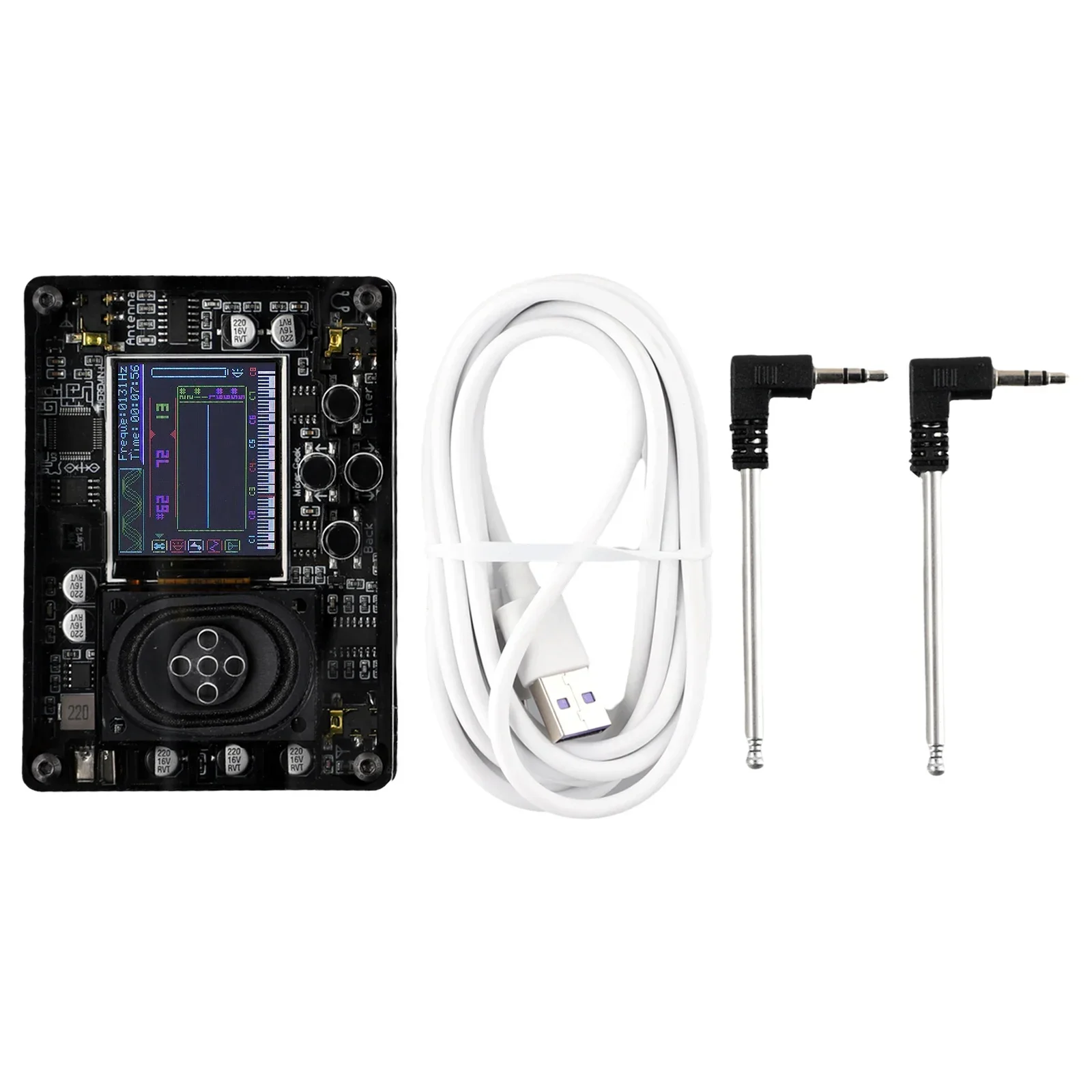 Фото Теплые советы Mini Theremin Type-c USB кабель антенна диапазон управления удобный экран дисплей Автономные динамики №5