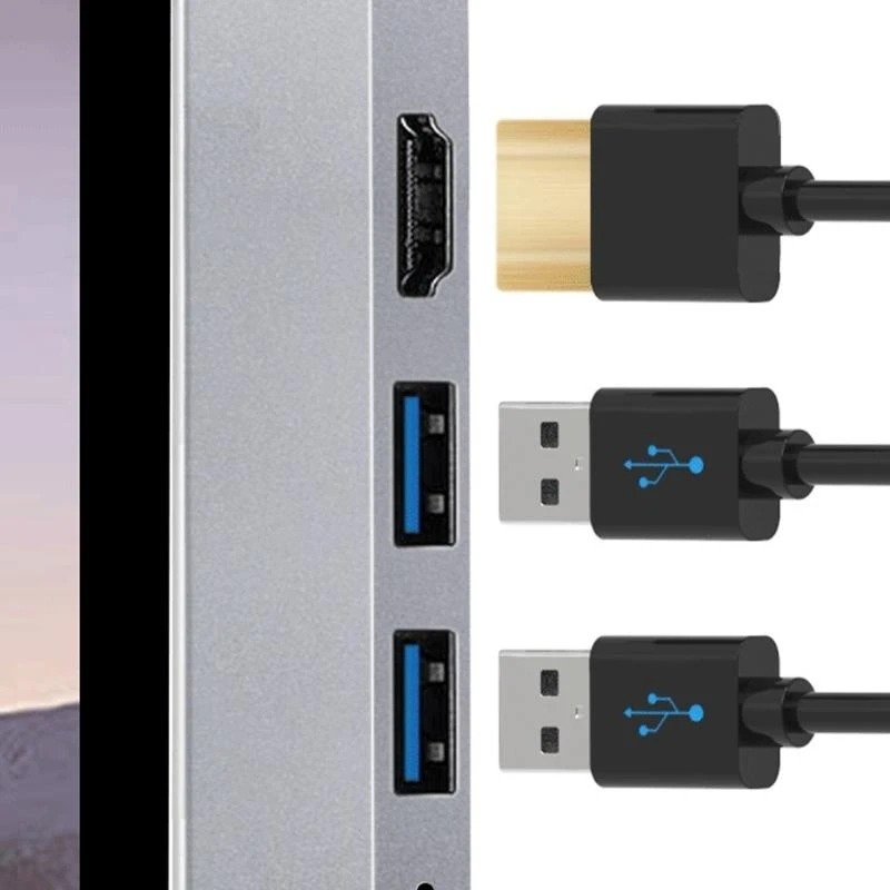 T3EE USB C HUBS для станций Pro8/9/x с док -станциями с 4K USB Triple Display