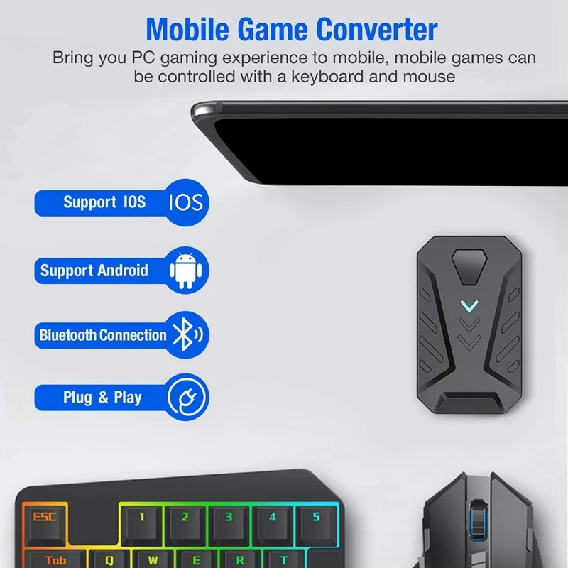 Конвертер мыши и клавиатуры GAMWING MIX PRO для Android и IOS (art.: 3920c7848743d) - 3920c7848743d
