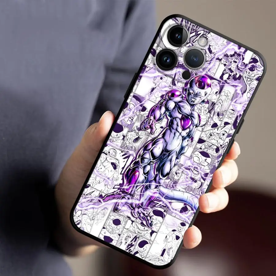 Мягкий чехол для телефона Comics Dragon Ball Frieza для Apple iPhone 14 15 13 Pro 16Pro Max 16e 8 Plus 11 SE 12 Mini 7 6s XS X XR