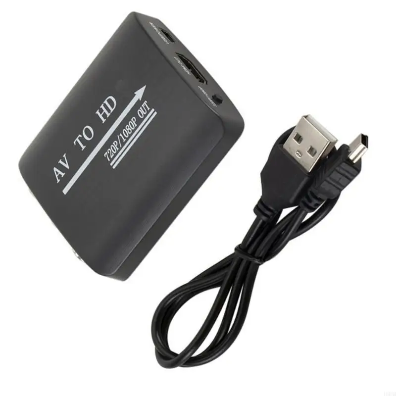 Фото H9EB AVTO HDMIS Converter 1080p в CVBS 3RCA Converter для использования ноутбука компьютера №4