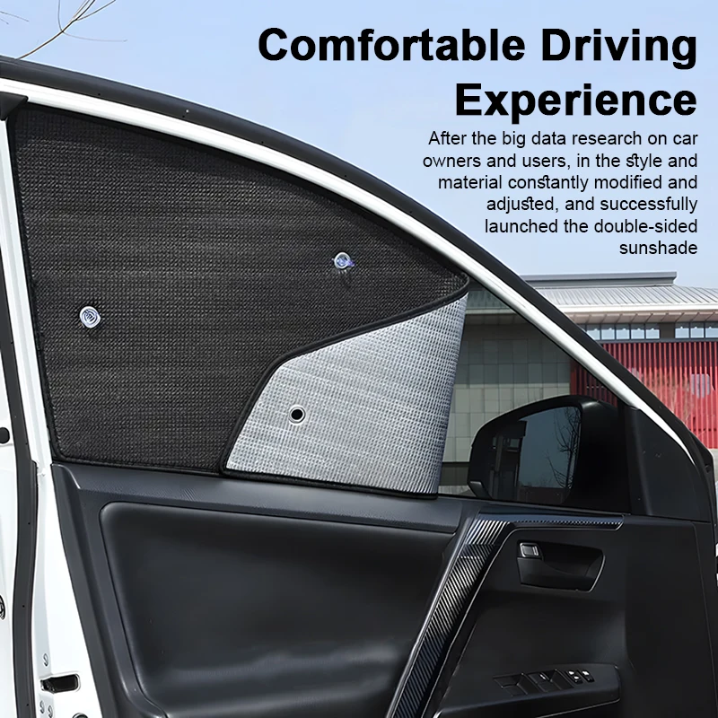 Фото Аксессуары для Jaecoo J6 Chery iCar 03 2023 2024 2025 2026, индивидуальные солнцезащитные козырьки, солнцезащитные козырьки, анти-УФ-защитные автомобильные аксессуары №4