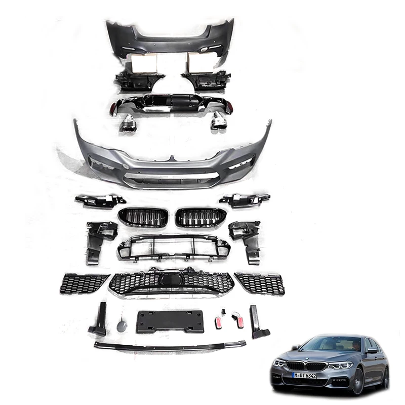 Заводская цена, автомобильный бампер Facelift, комплект для 18-20 BMW 5 серии G30 G38