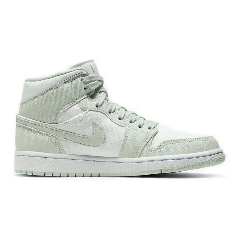 Фото Женские кроссовки Nike Jordan 1 Mid ель Aura №3