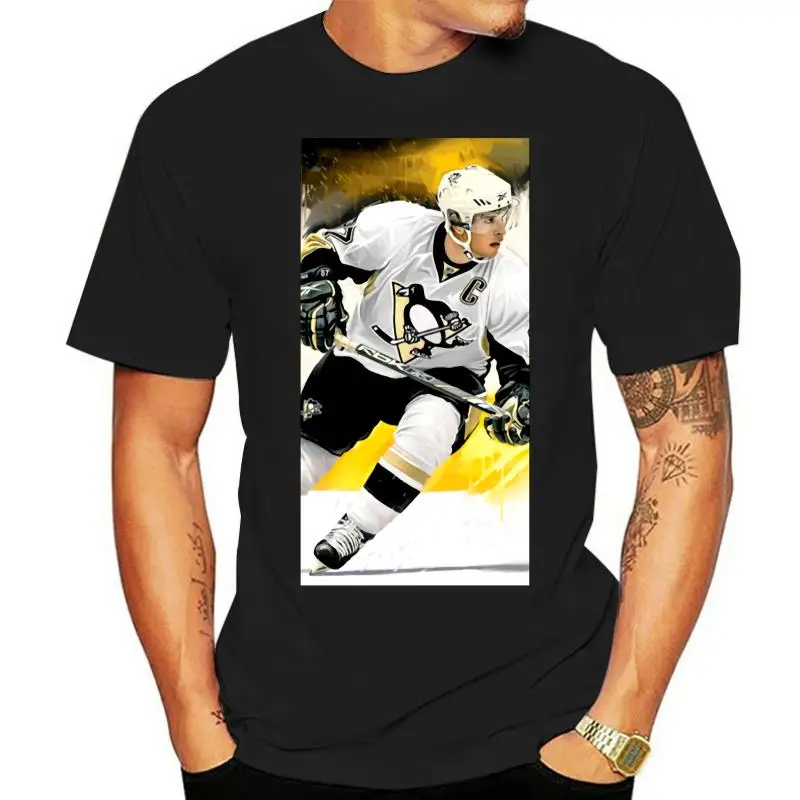 Футболка Sidney Crosby, футболка для игрока, Мужская футболка с коротким рукавом, женская футболка для спортзала и фитнеса