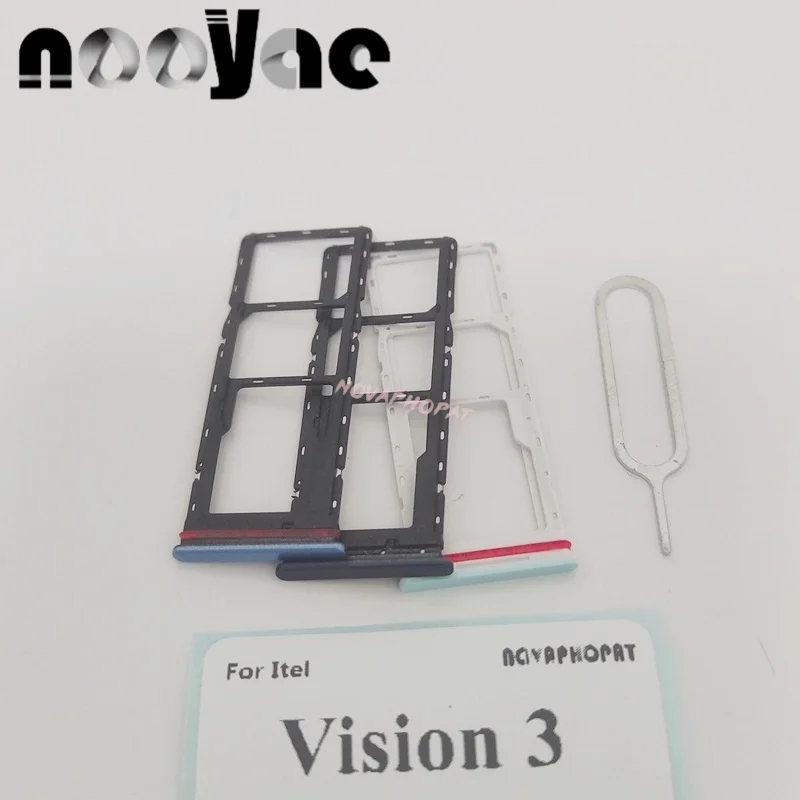 Лоток для SIM-карты для Itel Vision 3 S661L S661LP/для Itel S17 S661 S661W Держатель SIM-карты, слот адаптера, штифт для чтения