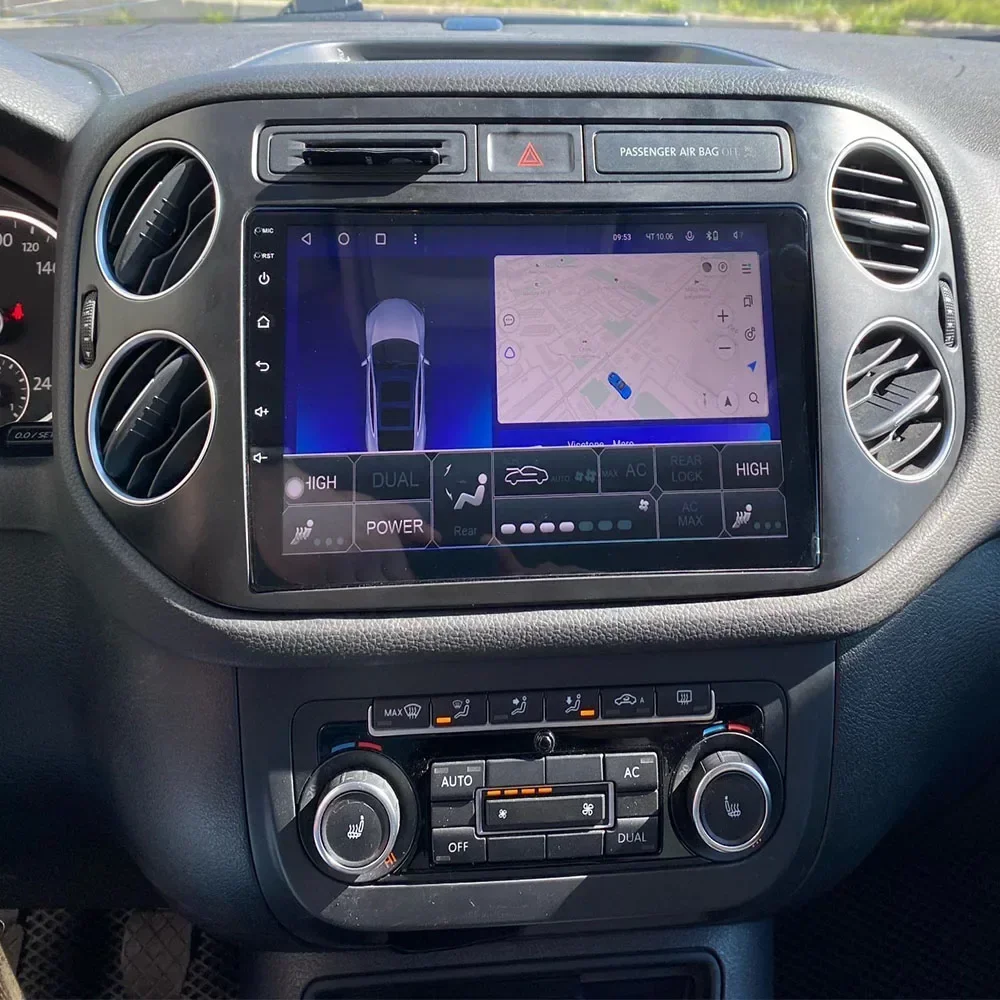 2 Din Android 13 Автомобильный стерео радио DVD GPS Мультимедийный видеоплеер 5G Wi-Fi камера DSP Carplay для Volkswagen Tiguan 1 NF 2006-16 (art.: 3920ca45b29d0) - 3920ca45b29d0