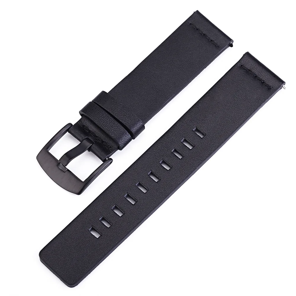 Ремешок кожаный для смарт-часов Garmin Forerunner 255S 265S, 18 мм (art.: 3920c28b98a1d) - 3920c28b98a1d