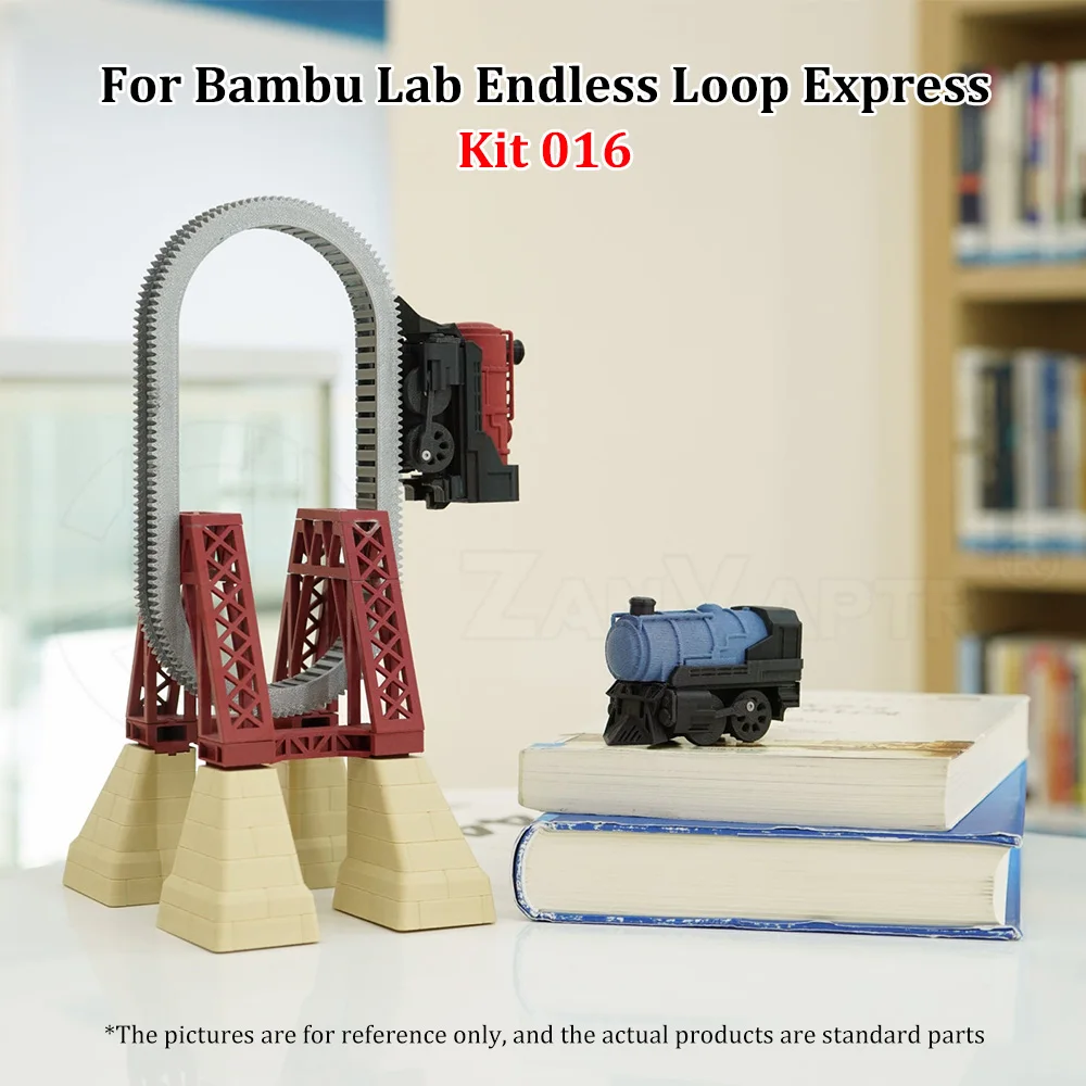 Фото Лабораторный комплект Bambu Endless Loop Express Little Train Kit 016, компоненты креативной модели 3D-принтера для аксессуаров для 3D-принтеров №4