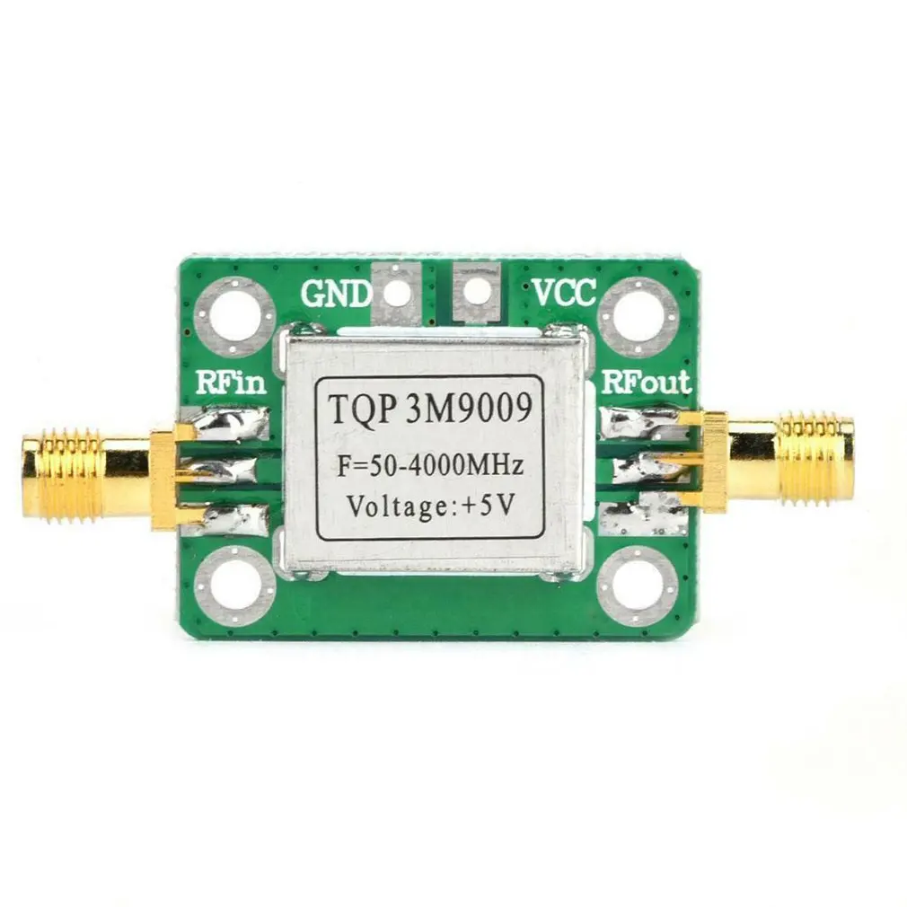 50-4000 МГц усиление 21,8 дБ RF низкий уровень шума Tqp3m9009 Lna плата усилителя модуль приемника сигнала 5 В с щитом дропшиппинг оптовая продажа