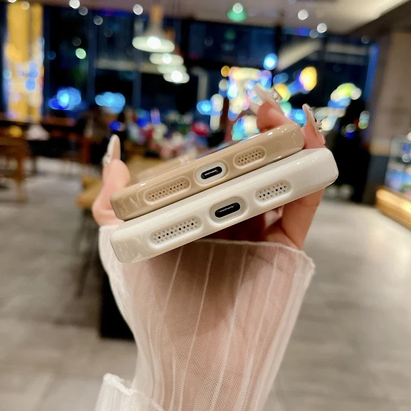 Фото Однотонный глянцевый магнитный чехол для телефона для iPhone 16, 15, 14, 13, 12, 11 Pro XS Max X Magsafe, противоударный защитный чехол-бампер №5