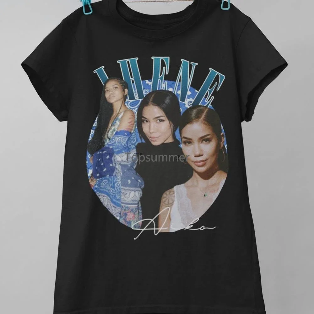 Ретро-рубашка Jhene Aiko Chilombo Jhene Aiko Chilombo Футболка с винтажным принтом