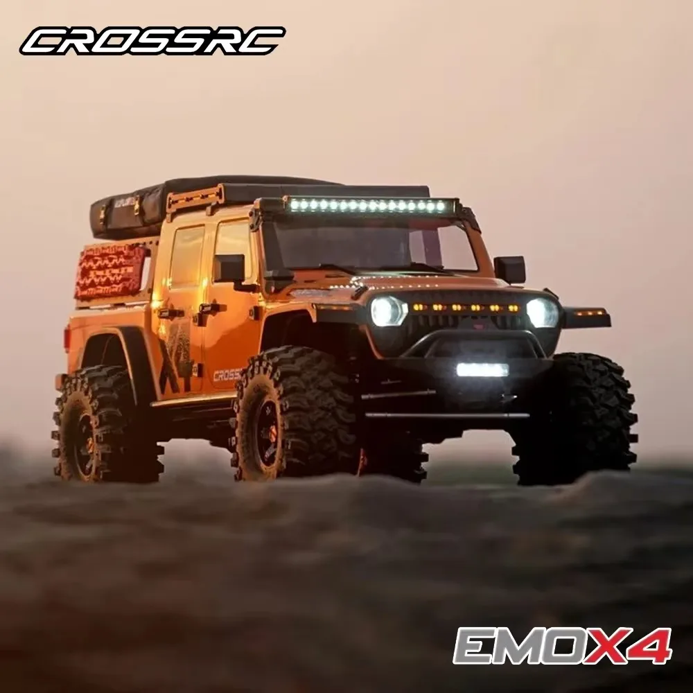 Фото CROSSRC EMO X4 4WD RTR 1/8 Rock Crawler радиоуправляемая электрическая модель автомобиля на гусеничном ходу спасательный автомобиль взрослые детские игрушки №3