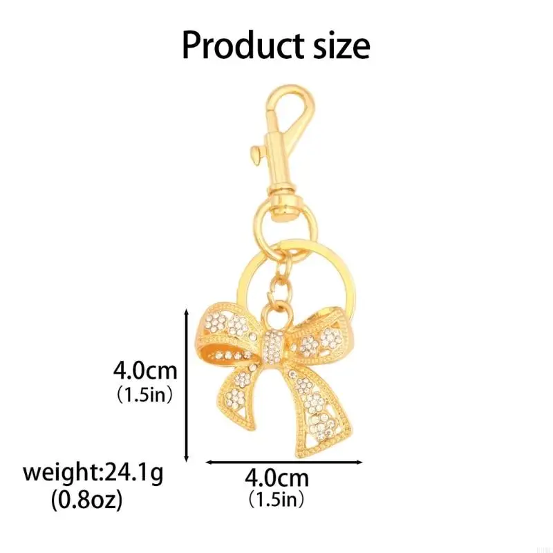 R3MC Sparkling Bowknot Baychain подвеска с хрустальным сплавным сплавом Metal Gift для нее (art.: 3920d00fbc50b) - 3920d00fbc50b
