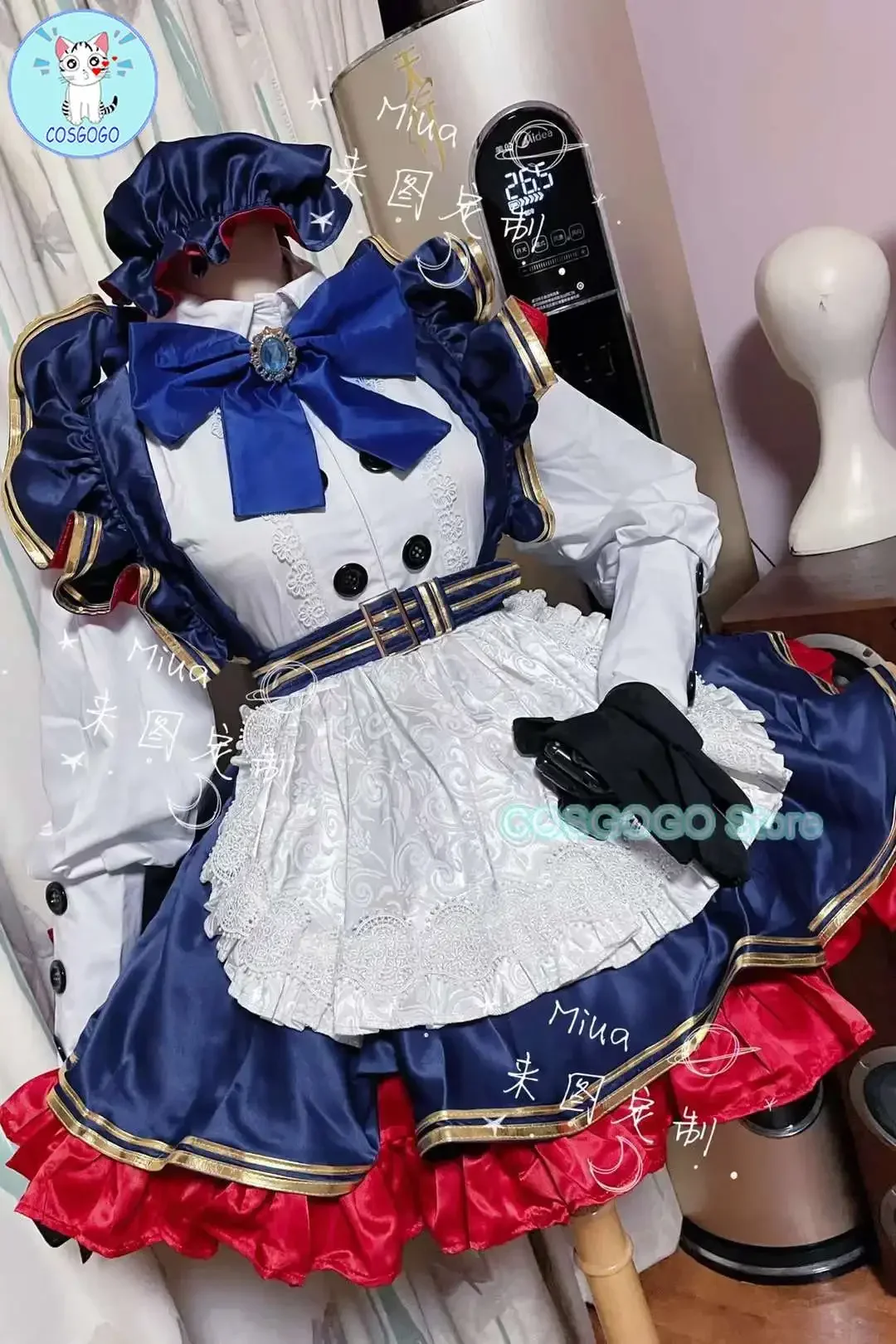 COSGOGO Artoria Pendragon Caster YD платье горничной косплей костюм аниме Fate/Grand Order FGO женская прекрасная униформа наряд на Хэллоуин