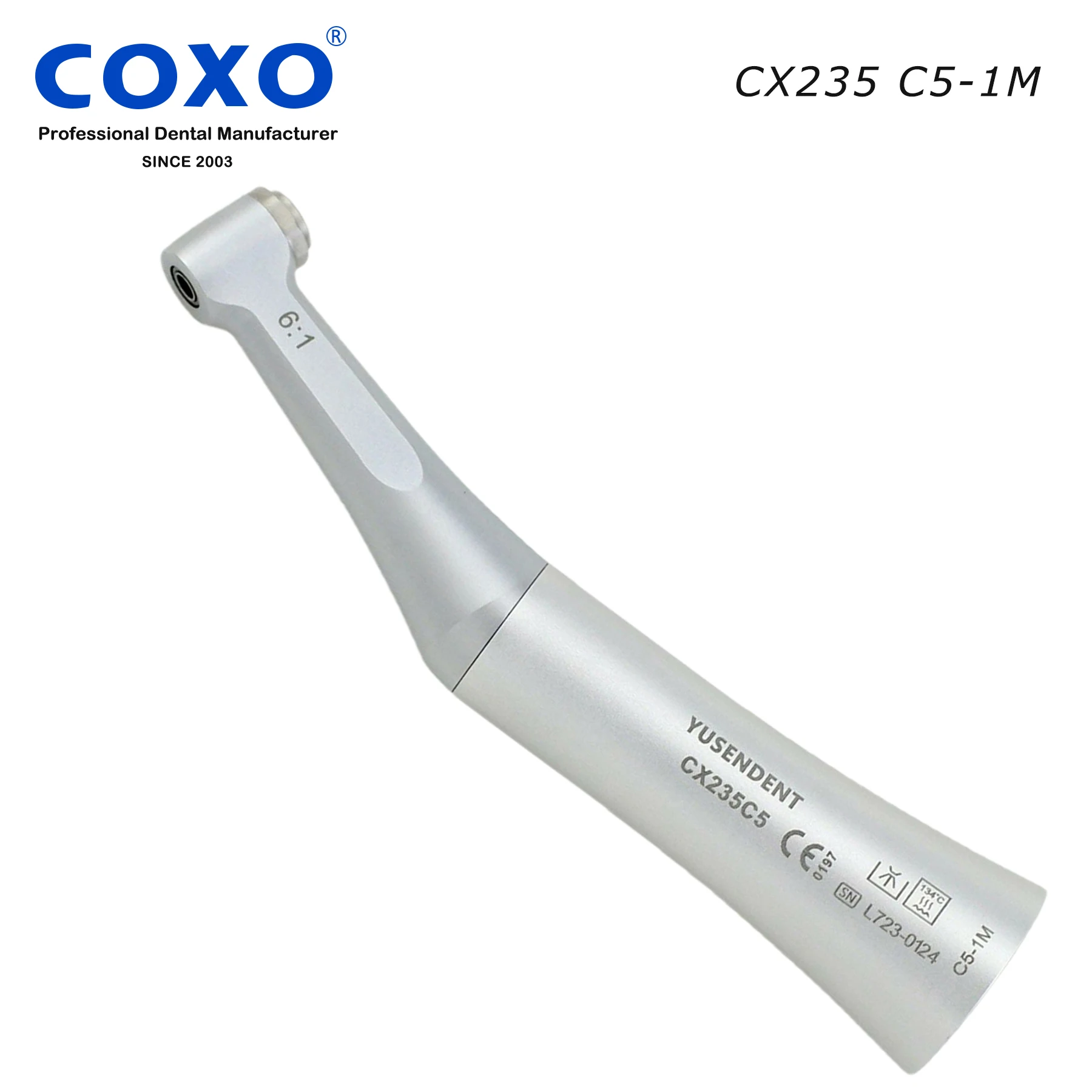 CX235 C5-1M COXO 6:1 Стоматологический низкоскоростной эндомофонный наконечник подходит для Dentsply Sirona VDW NSK