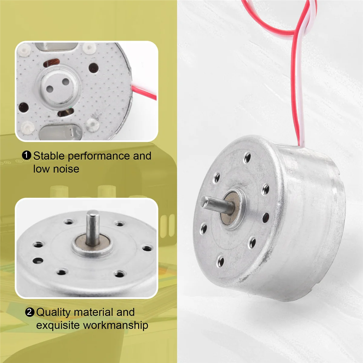 1700-7300RPM 1.5-6.5V High Torque Cylinder Electric Mini DC Motor (art.: 3920ca82f8190) - 3920ca82f8190