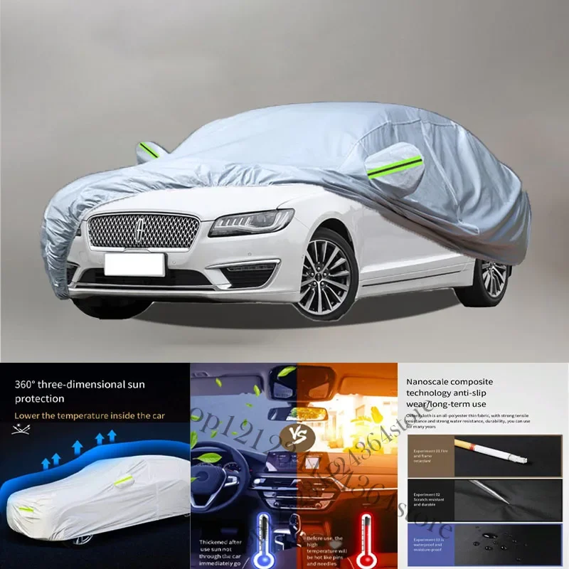 Автомобильный чехол для Lincoln MKZ, защита от снега, пыли, анти-УФ, пилинга, краски и дождя, 210t, защита автомобильного чехла