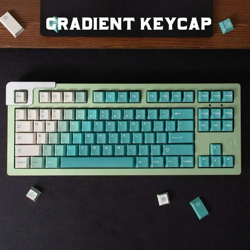 Фото GMK Clone Gradient PBT Keycaps Cherry Dye Sub Keycap Персонализированный большой набор для игровой механической клавиатуры Mx Switch FL750 NJ80 №3