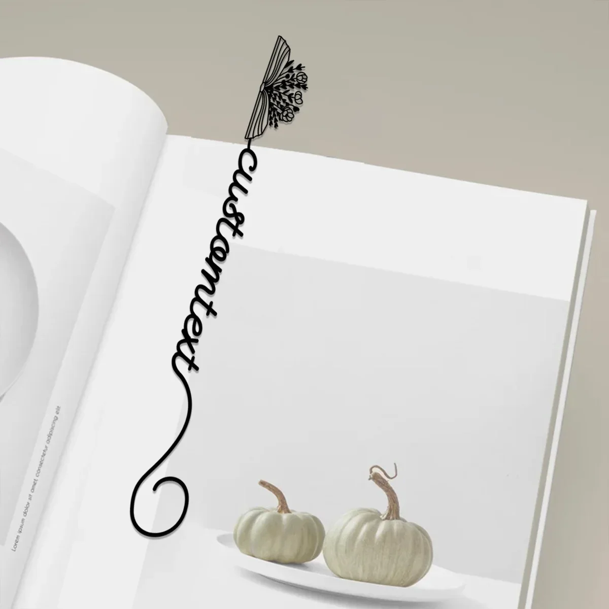Закладка для книг с цветочным принтом на заказ, подарок для любителя книг, подарок «Снова в школу», подарок учителю, уникальная закладка, усложнение учителя