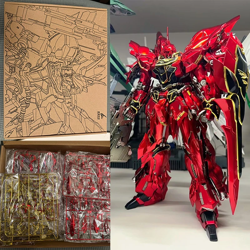 В наличии Comet Technology MSN-06S THE RED COMET Sinanju Сборка подвижной модели Коллекция игрушек