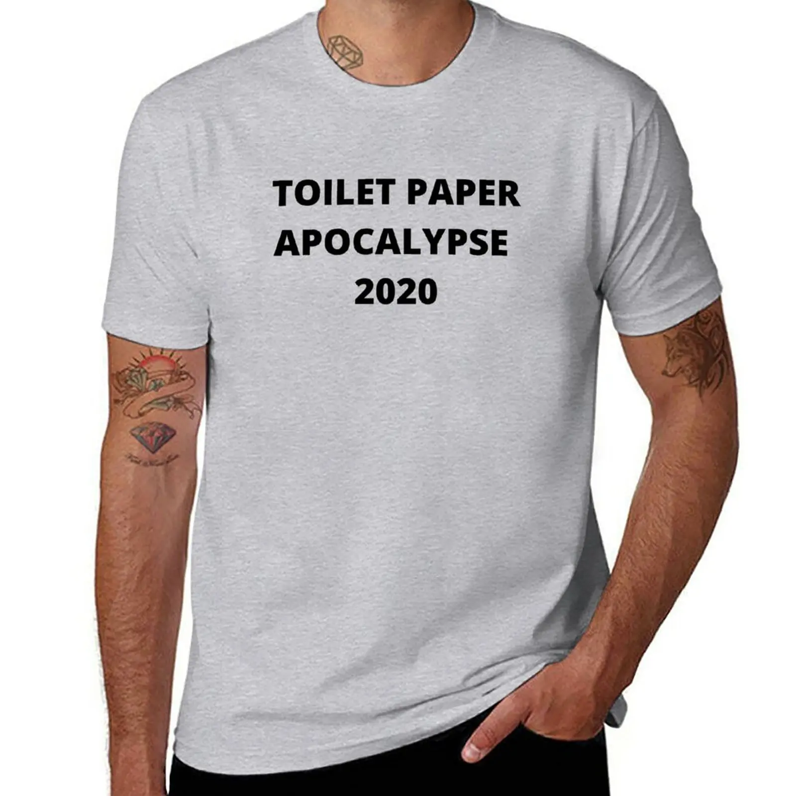 Туалетная бумага Apocalypse 2020 # туалетная бумага Апокалипсис футболки с графическим рисунком футболки большого размера Футболки с коротким рукавом для мужчин