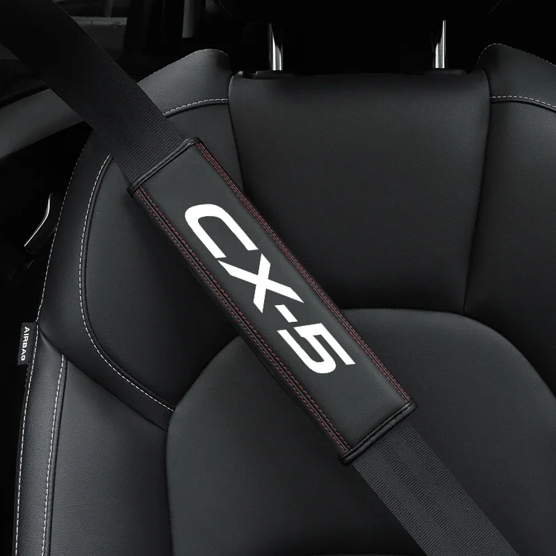 1 шт., защитный чехол из воловьей кожи для ремня безопасности Mazda CX 5