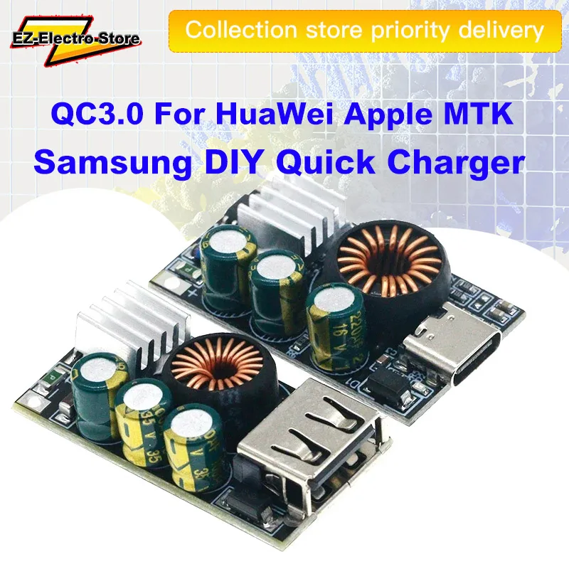 QC3.0 A pple Hua wei MTK Sam sung DIY Быстрое зарядное устройство постоянного тока 5-32 В 24 Вт Понижающий модуль для аварийной зарядки мобильного телефона Активные компоненты