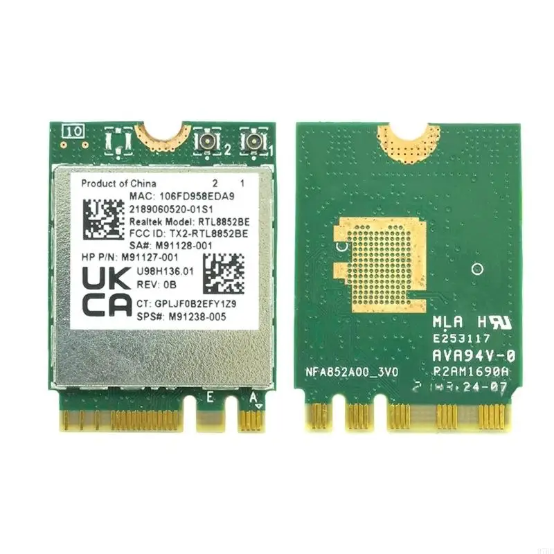 Фото 97BF Беспроводная карта Wi -Fi AX1800 WiFi6 1800M RTL8852BE WLAN CARD 802.11AX Bluetooth5.2 №3