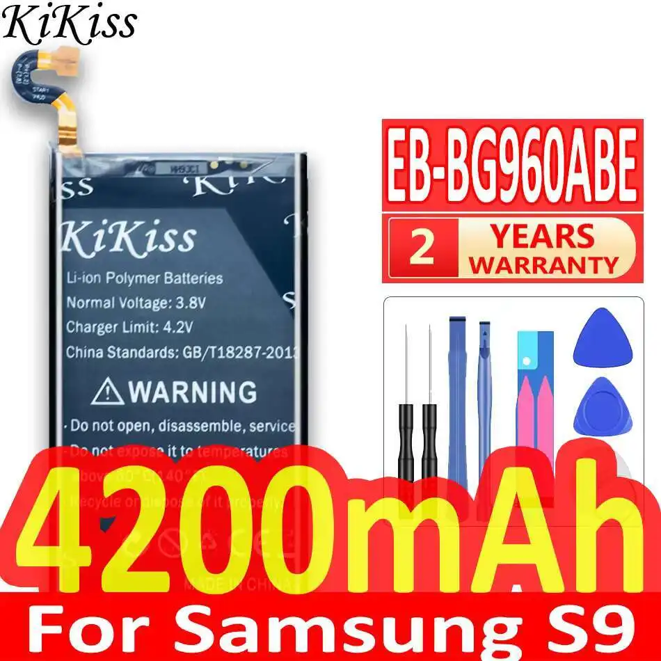 Для Samsung Galaxy S9 G9600 SM-G960F SM-G960 G960F G960 EB-BG960ABE 4200 мАч аккумулятор мобильного телефона долговечный